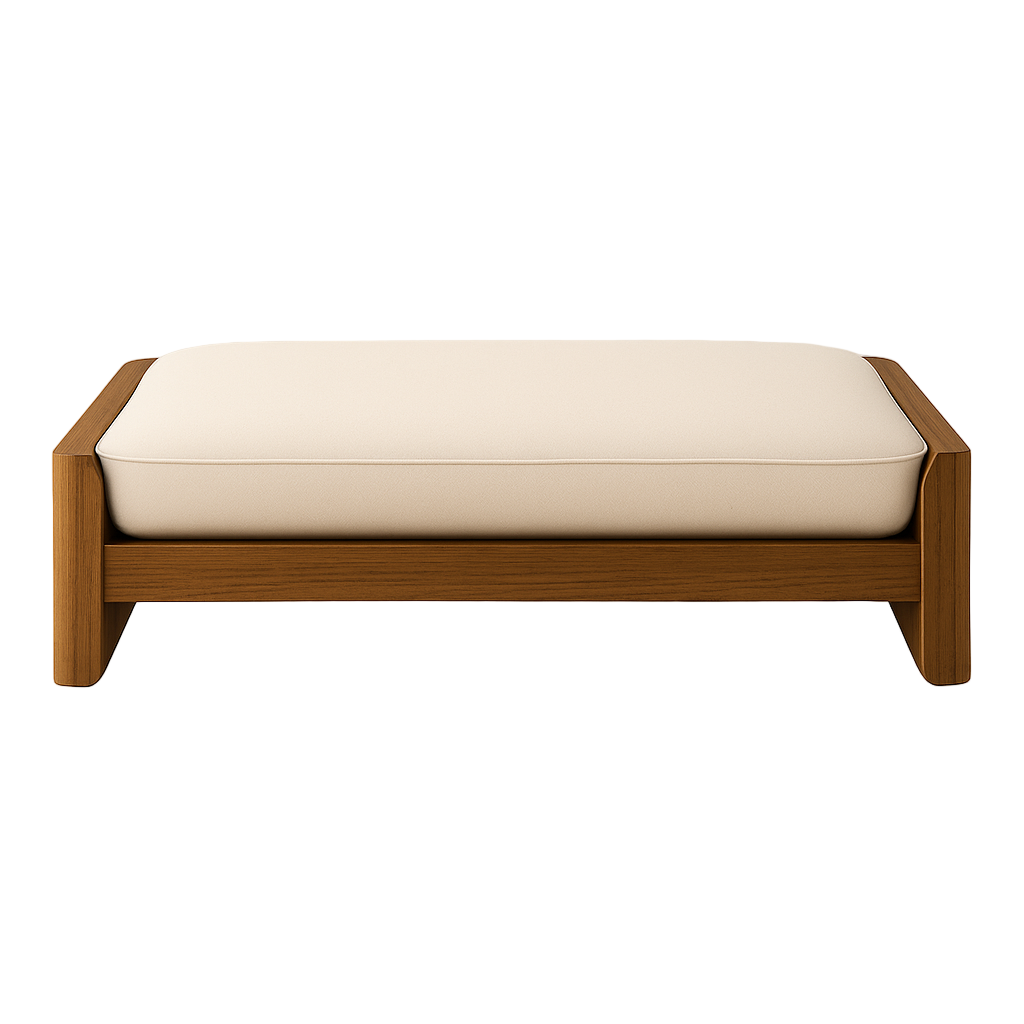 Architectural Wood Frame Dog Bed